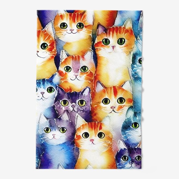 Полотенце «Пушистые коты»