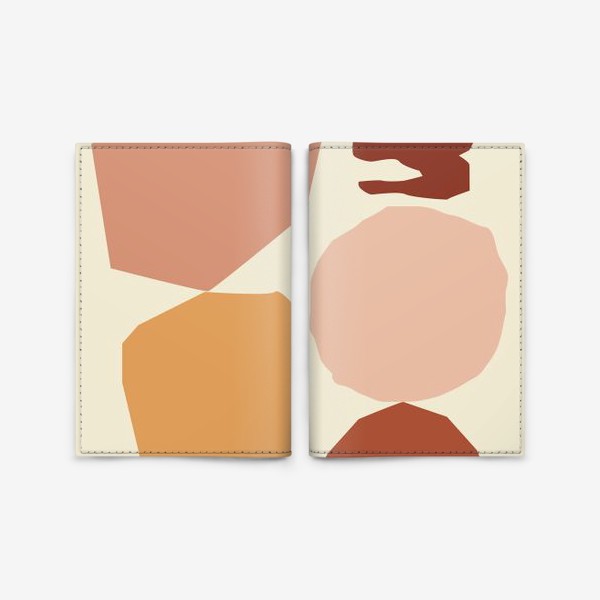 Обложка для паспорта «Абстрактные формы / Abstract Shapes»