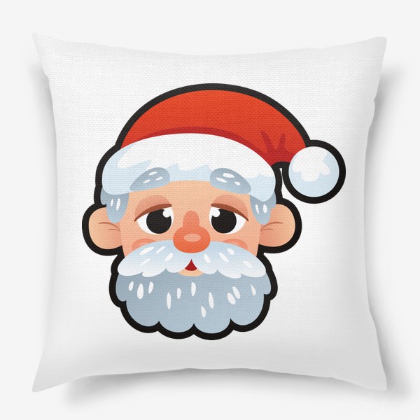 Подушка «Мультяшный Санта Клаус»