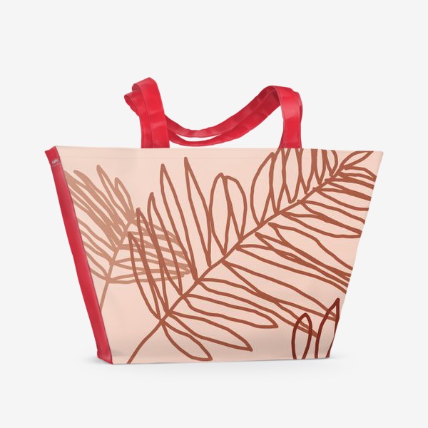 Пляжная сумка «Пальмовые листья / Palm Leaves»