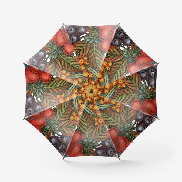 Зонт «Ягодный венок»