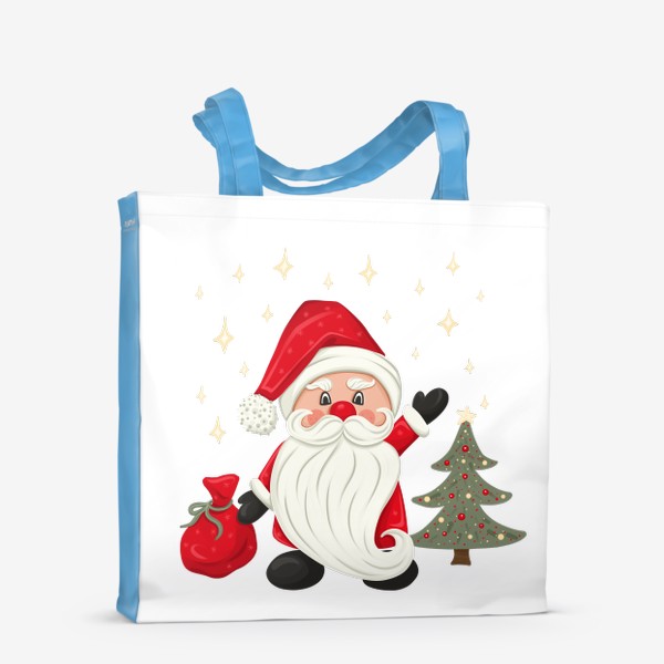 Сумка-шоппер «Дед Мороз с подарками. Новый год»