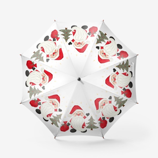 Зонт «Дед Мороз с подарками. Новый год»