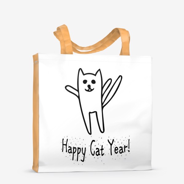 Сумка-шоппер «С Новым годом! Год кота 2023»
