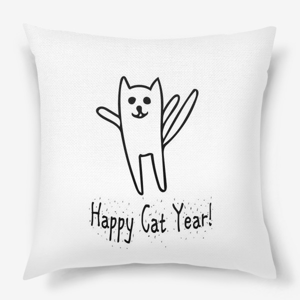 Подушка «С Новым годом! Год кота 2023»