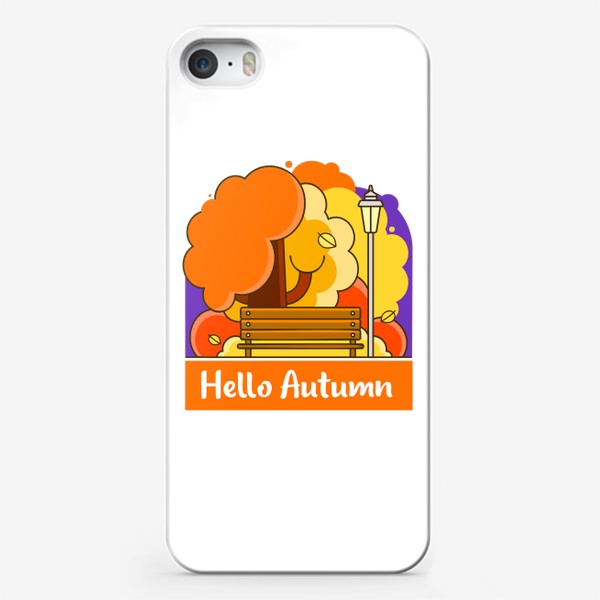 Чехол iPhone « осень»