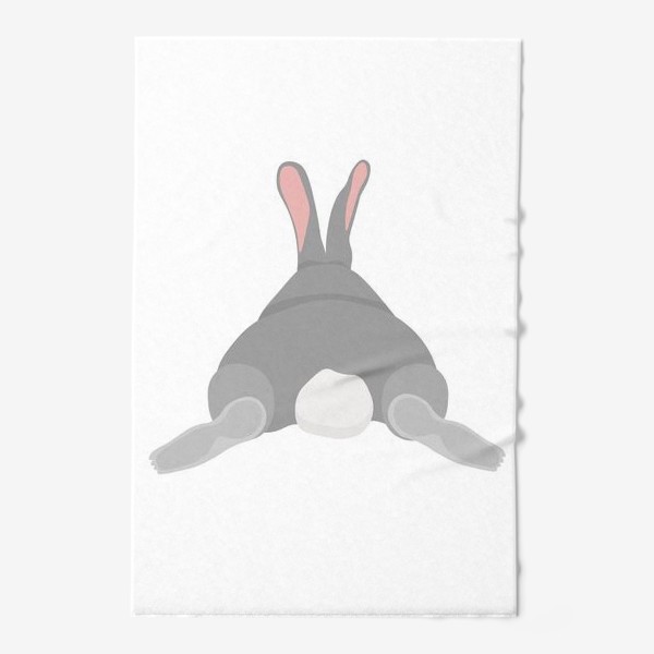 Полотенце «Кролик, вид сзади»