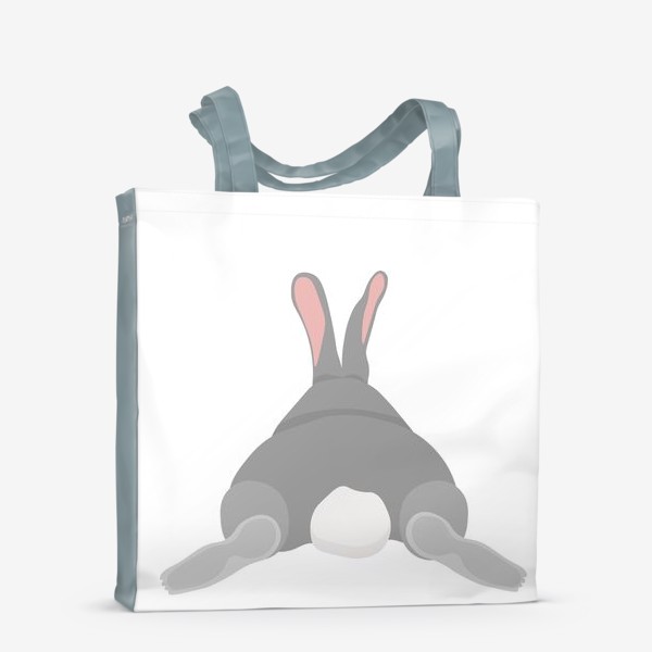 Сумка-шоппер «Кролик, вид сзади»