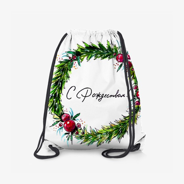 Рюкзак «Венок С Рождеством»