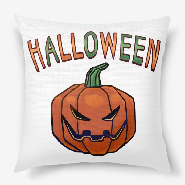 Подушка «Halloween / Тыква / Хэллоуин »