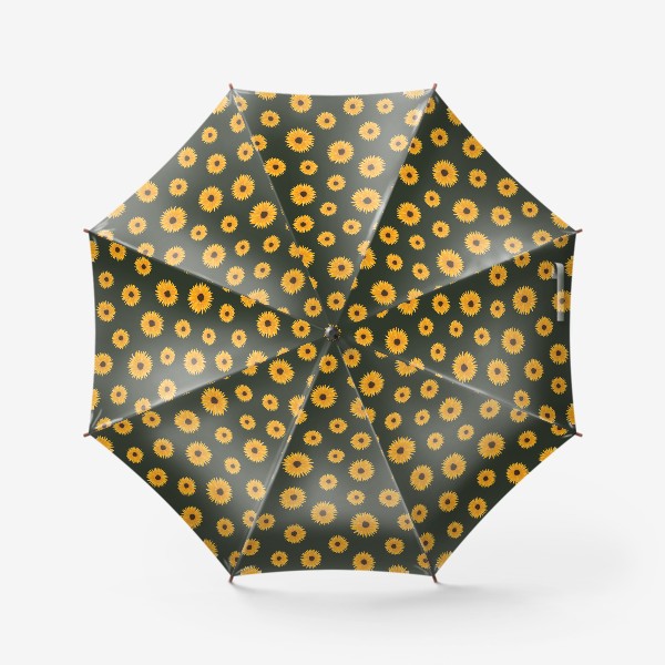 Зонт «Паттерн с подсолнухами»