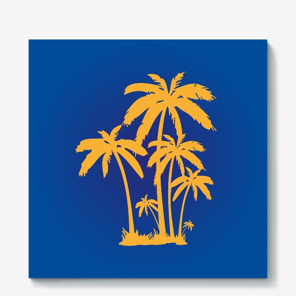 Холст «Желтые пальмы»
