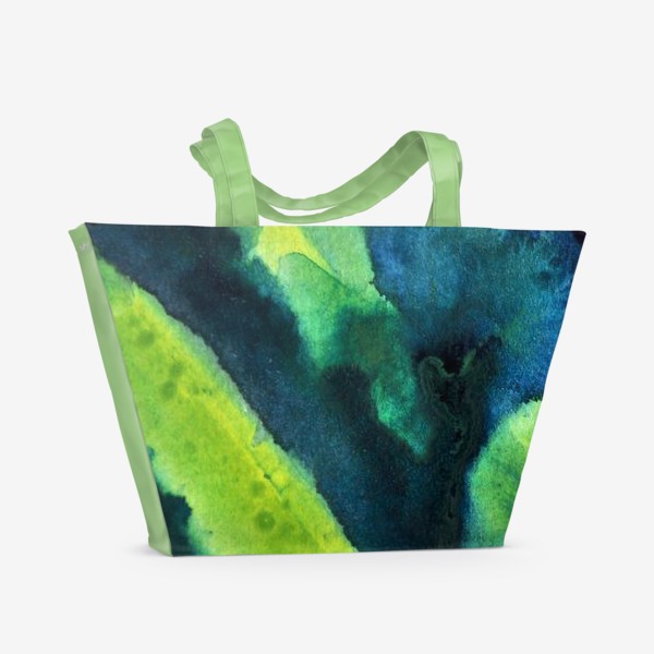 Пляжная сумка «Зеленая тина»