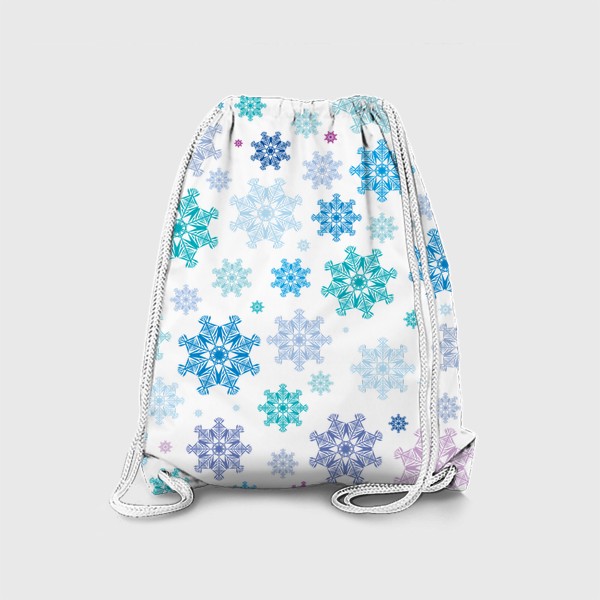 Рюкзак «Цветные снежинки»