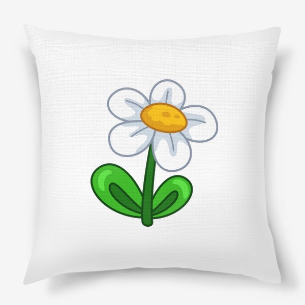 Подушка «Белый цветок»