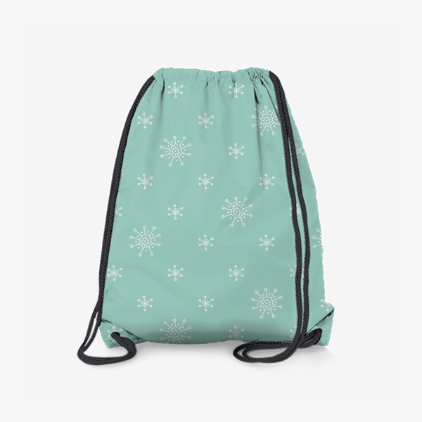 Рюкзак «Зимний паттерн со снежинками»