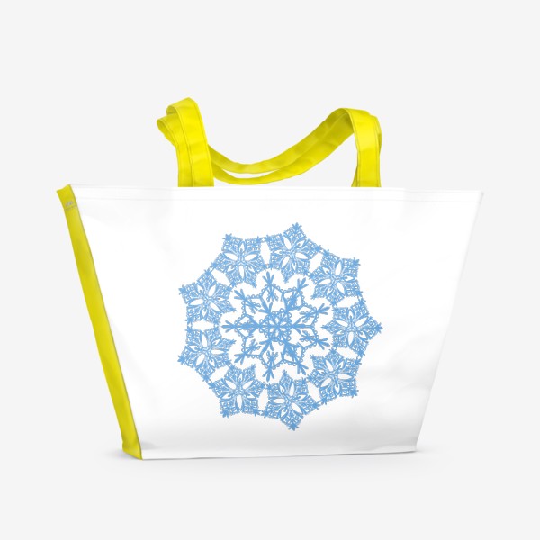 Пляжная сумка «Толстая снежинка»
