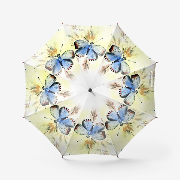 Зонт «акварельная бабочка»