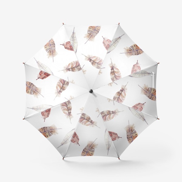 Зонт «Паттерн перья»