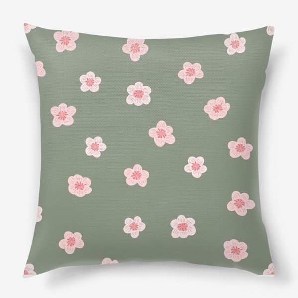 Подушка «Розовые цветы 2»