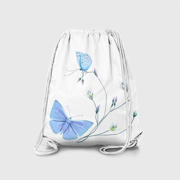 Рюкзак «Бабочки на цветке»