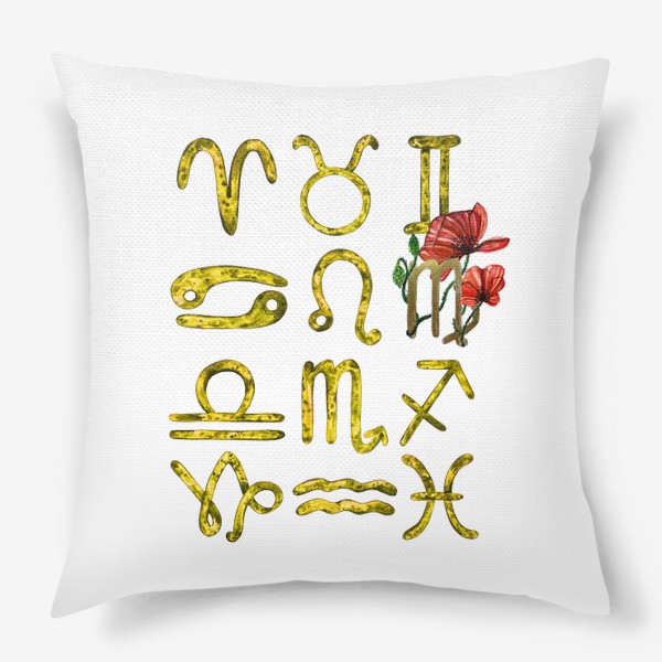 Подушка «Дева знак зодиака гороскоп»