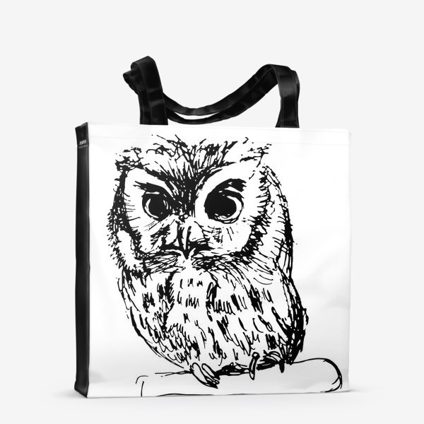 Сумка-шоппер «Owl sketch»