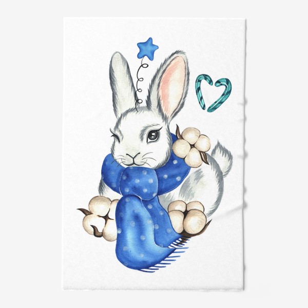 Полотенце «Зимний кролик»