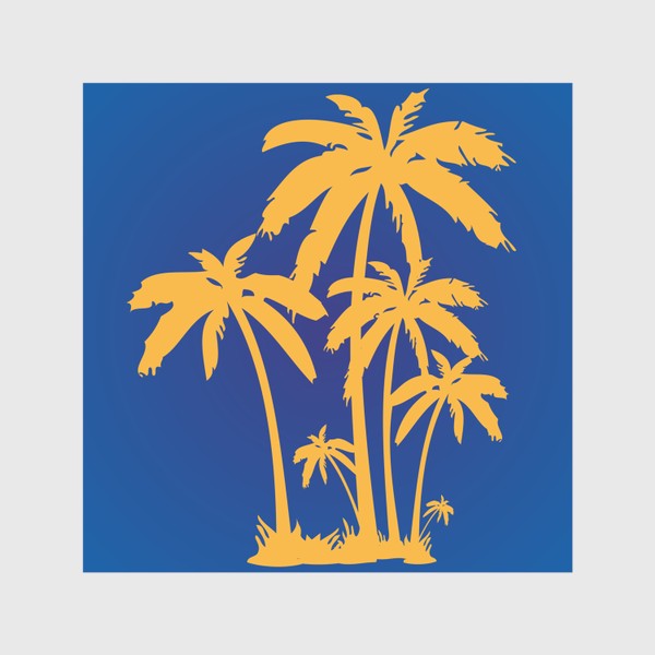 Скатерть «Желтые пальмы»