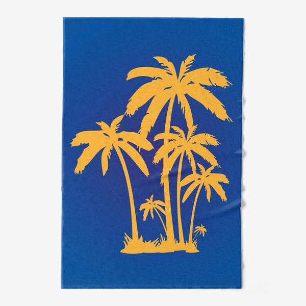 Полотенце «Желтые пальмы»