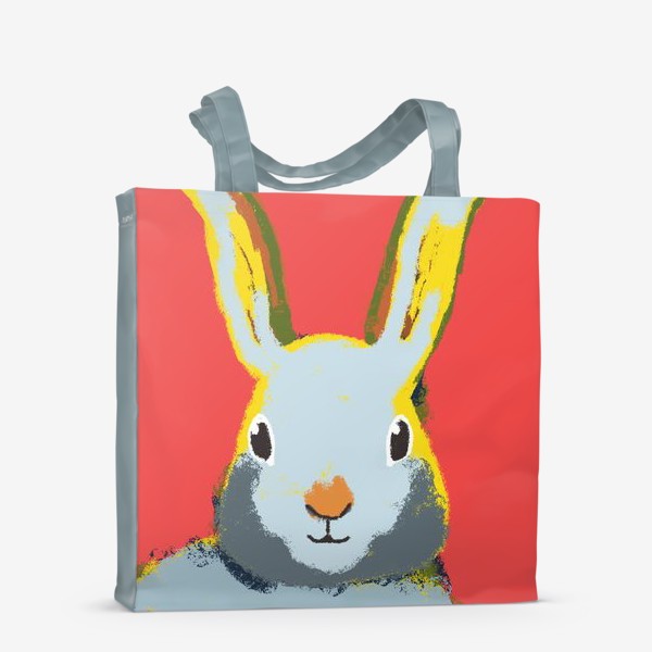 Сумка-шоппер «Иллюстрация кролика»