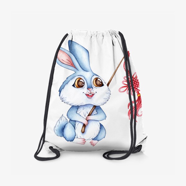 Рюкзак «Кролик с китайским брелком  / Милый зайчик »