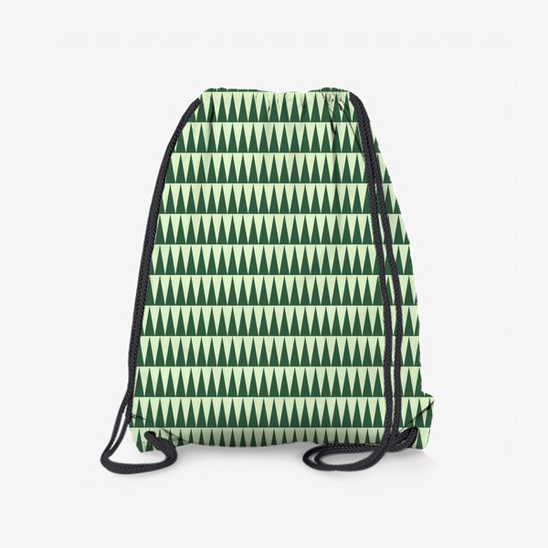 Рюкзак «Зеленый треугольный»