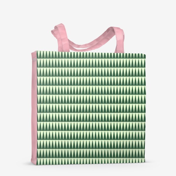 Сумка-шоппер «Зеленый треугольный»