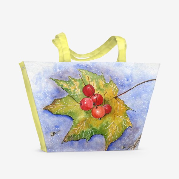 Пляжная сумка «Дикие яблочки»