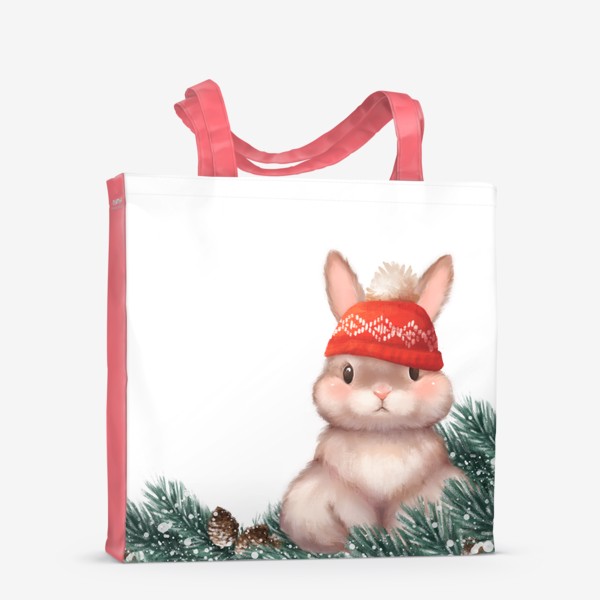 Сумка-шоппер «Новогодний Кролик»