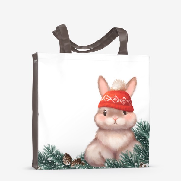Сумка-шоппер «Новогодний Кролик»