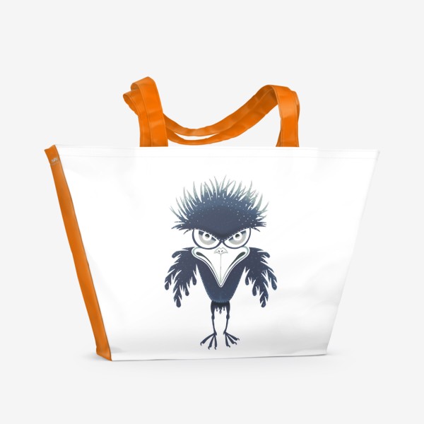Пляжная сумка «Ворона птица»