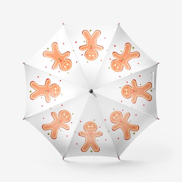 Зонт «пряничный человек»
