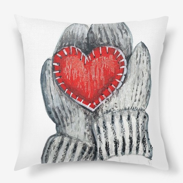 Подушка «Тёплое сердечко»