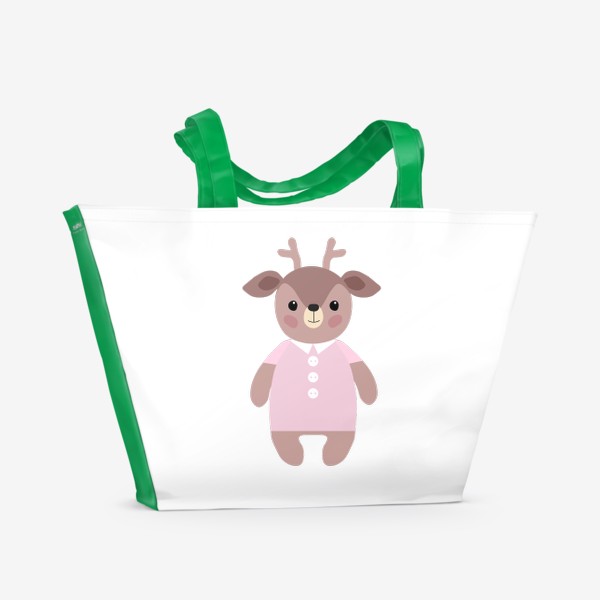 Пляжная сумка «Милый олененок»