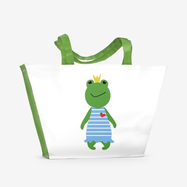 Пляжная сумка «Принцесса-Лягушка»