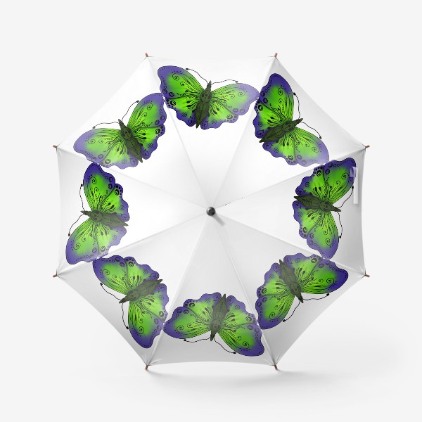 Зонт «Радужная бабочка»