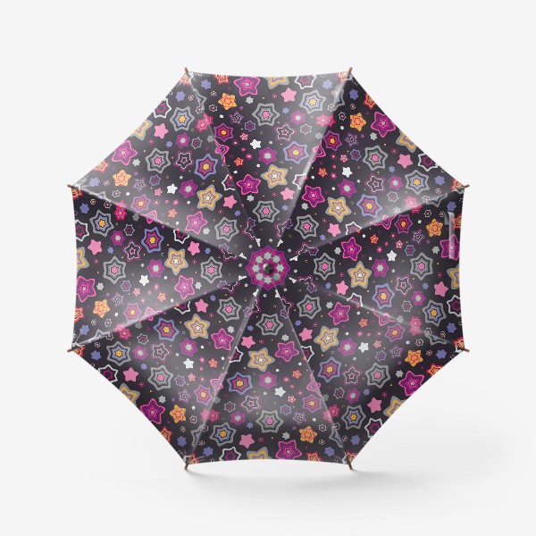 Зонт «Розовые звезды»