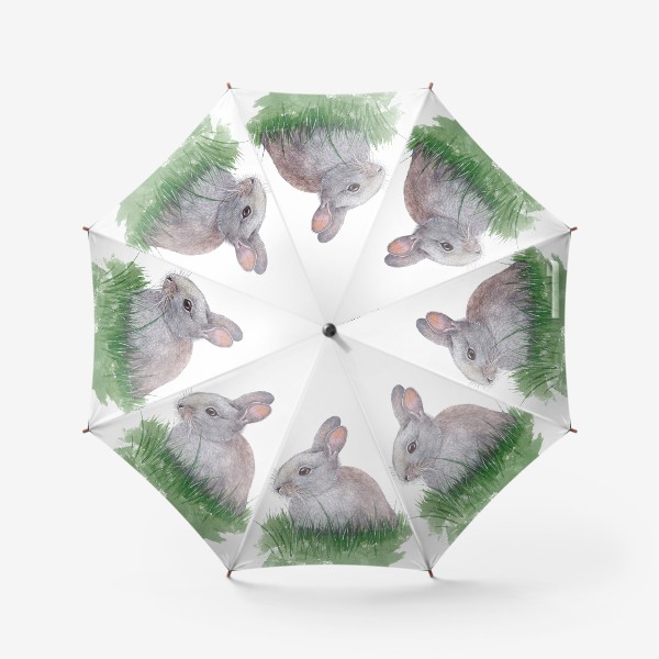 Зонт «Милый кролик. Новый год 2023. Год Кролика»
