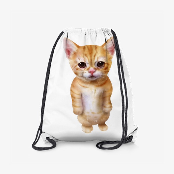Рюкзак «Милый грустный котенок, символ 2023»