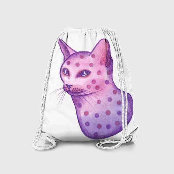 Рюкзак «Розовый кот. Год Кота 2023. Новый год»