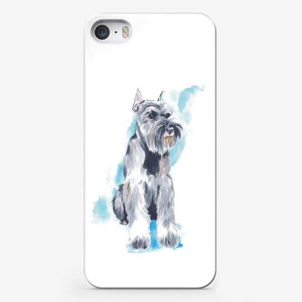 Чехол iPhone «Собака Цвергшнауцер»