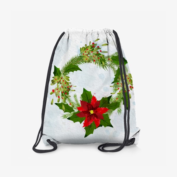 Рюкзак «Новогодне-Рождественский венок»