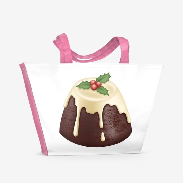 Пляжная сумка «Рождественский кекс»